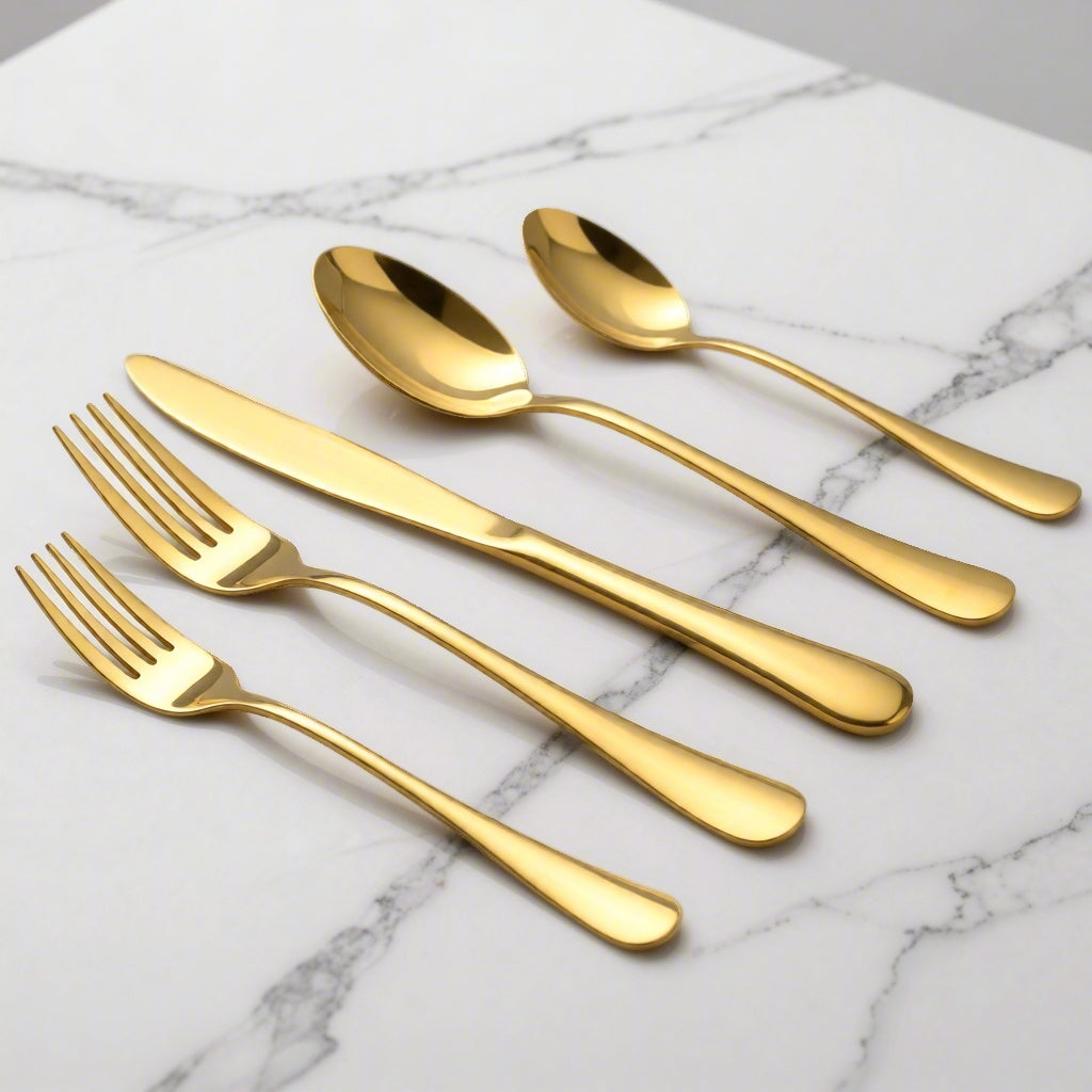 Liso PVD Gold 18/10 Stainless Steel 20pcs set