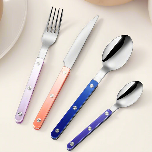 Ornas 18/10 Stainless Steel Acrylic Handle 16pcs set