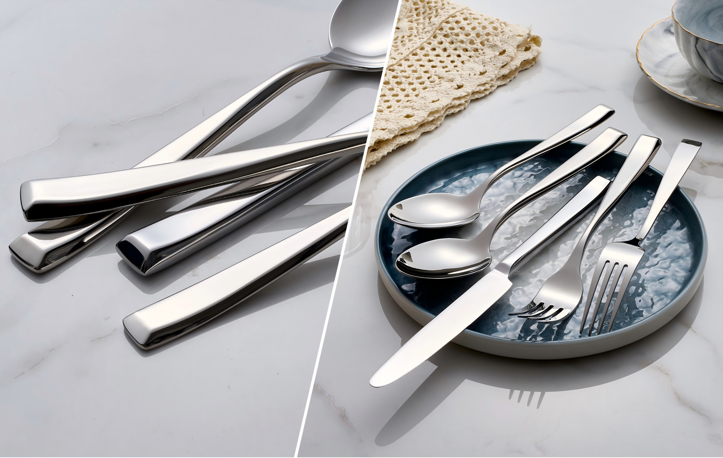 FONTAINEBLEAU 1810 Stainless Seel with POM handle 20pcs set