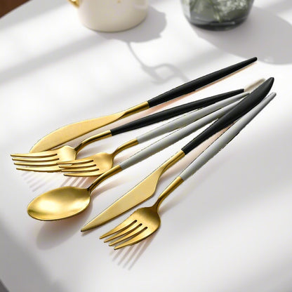 Foix 18/10 Stainless Seel Gold with POM handle