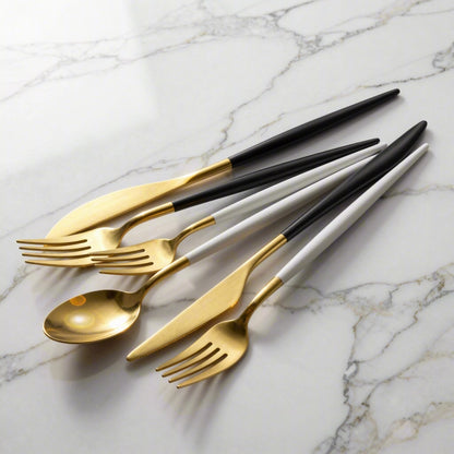 Foix 18/10 Stainless Seel Gold with POM handle