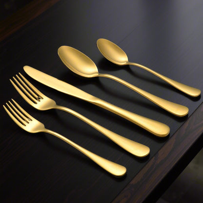 Liso PVD Gold 18/10 Stainless Steel 20pcs set