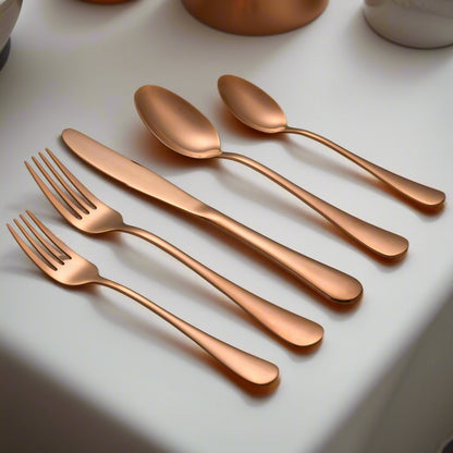 Liso PVD Rose Gold 18/10 Stainless Steel  20pcs set