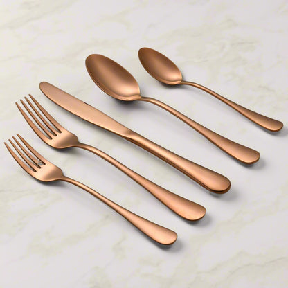 Liso PVD Rose Gold 18/10 Stainless Steel  20pcs set
