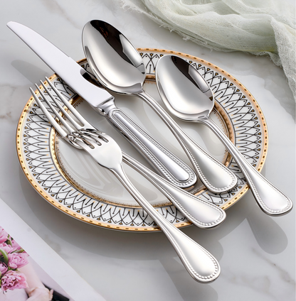 LUNE D’OR 1810 Stainless Seel with POM handle 20pcs set
