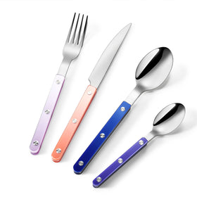 Ornas 18/10 Stainless Steel Acrylic Handle 16pcs set