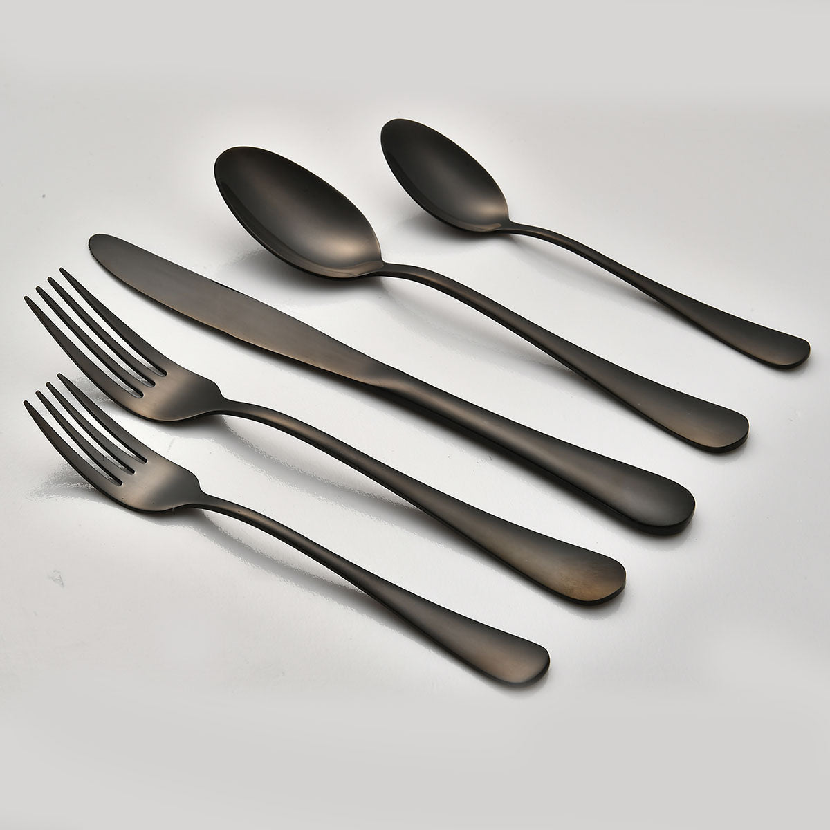 Liso PVD Black 18/10 Stainless Steel 20pcs set