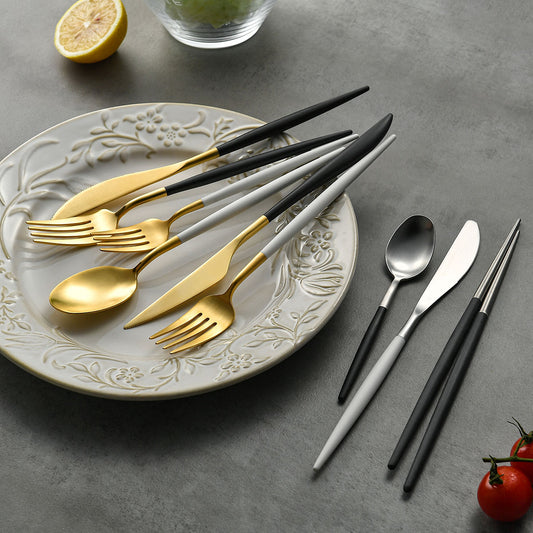 Foix 18/10 Stainless Seel Gold with POM handle