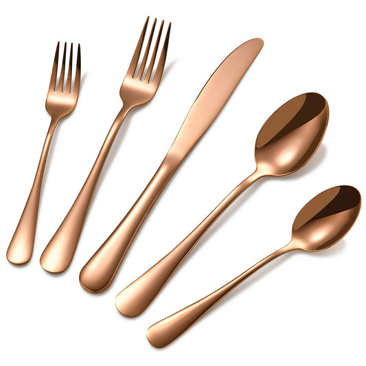 Liso PVD Rose Gold 18/10 Stainless Steel  20pcs set