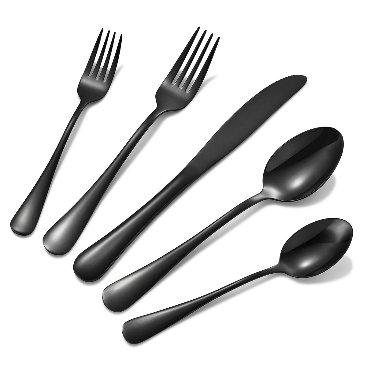 Liso PVD Black 18/10 Stainless Steel 20pcs set