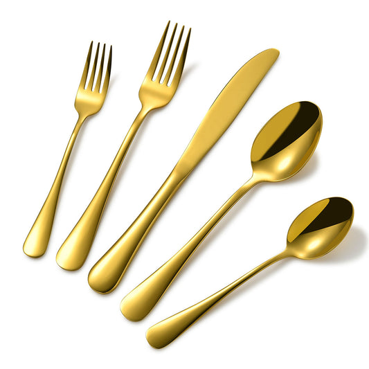 Liso PVD Gold 18/10 Stainless Steel 20pcs set