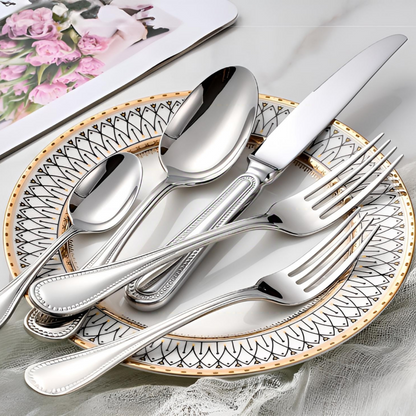 LUNE D’OR 1810 Stainless Seel with POM handle 20pcs set